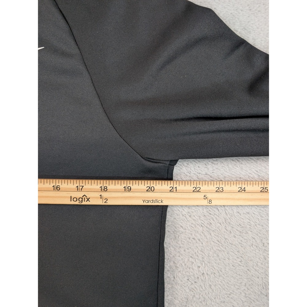 Nike Mens Therma-FIT Training Hoodie Black White Swoosh CU6238-010 Size M - Picture 4 of 8